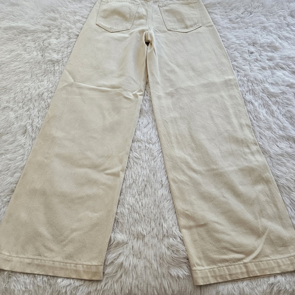 Banana republic high rise wide leg side slit denim 27/4 - Picture 11 of 16